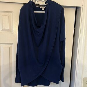 Athleta Navy Blue Hoodie Sweatshirt